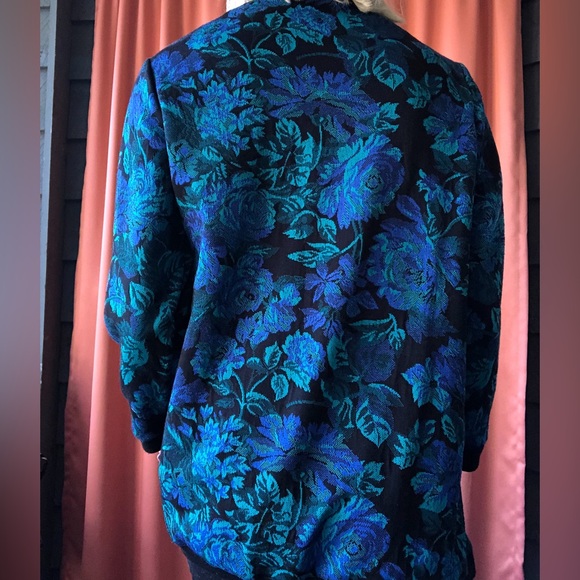 vintage floral sweater - Picture 3 of 4
